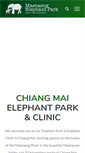 Mobile Screenshot of maetaengelephantpark.com