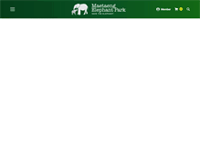 Tablet Screenshot of maetaengelephantpark.com